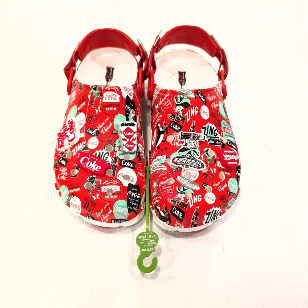 CROCS Coca Cola All Terrain Red Novelty Print Men's Women's Clogs